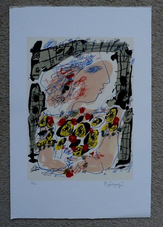 Kees Salentijn - litho - handgesigneerd  kopen? Bied vanaf 55!