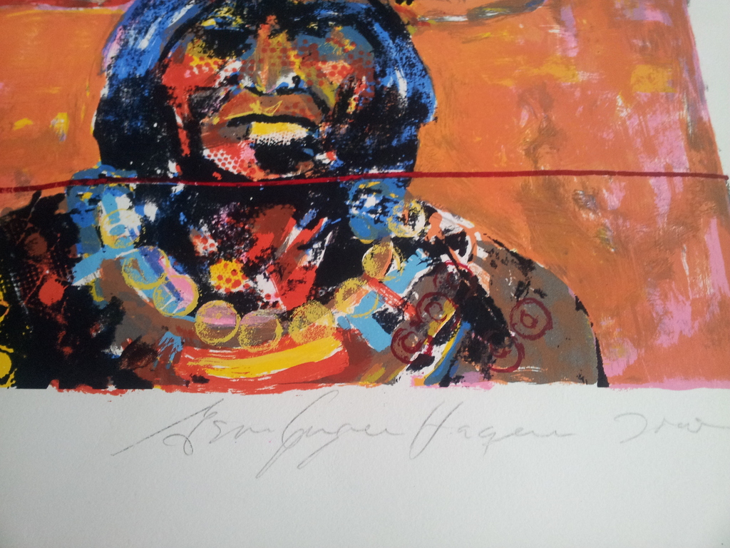 Espen Greger Hagen Zeefdruk Braziliaanse Indiaan kopen? Bied vanaf 1!