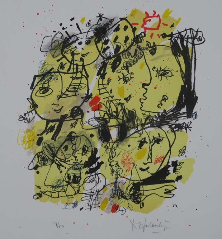 Kees Salentijn - Litho -  zonder titel kopen? Bied vanaf 30!