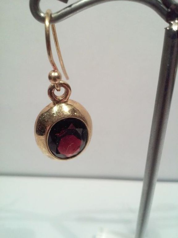 In Nieuw staat design sterling zilveren oorhangers met facet geslepen Amethist kopen? Bied vanaf 35!