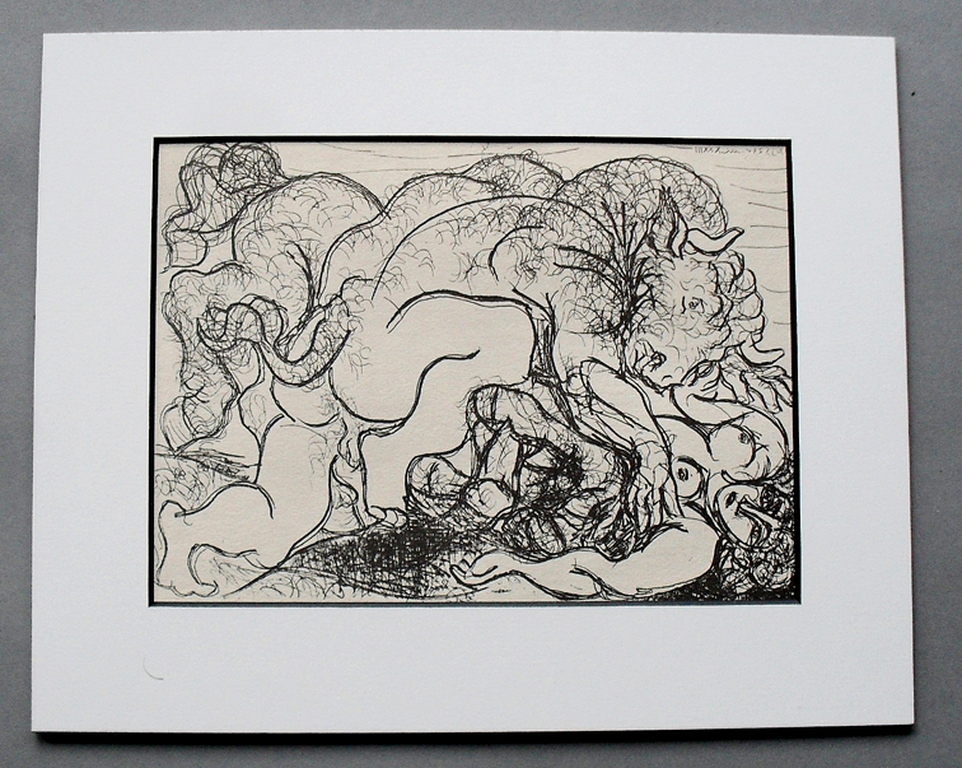 Pablo Picasso - Suite Vollard- Minotaure attaquant une Amazone kopen? Bied vanaf 55!