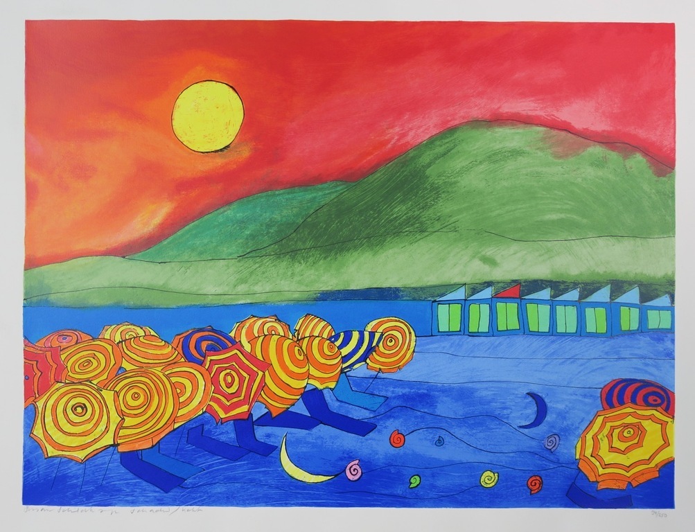 Susan Schildkamp: Zeefdruk, Schaduw/licht kopen? Bied vanaf 1!