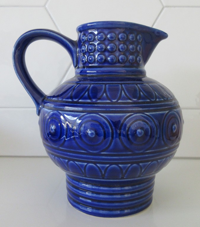 VEB Torgau - Vintage blauwe aardewerk kan kopen? Bied vanaf 15!