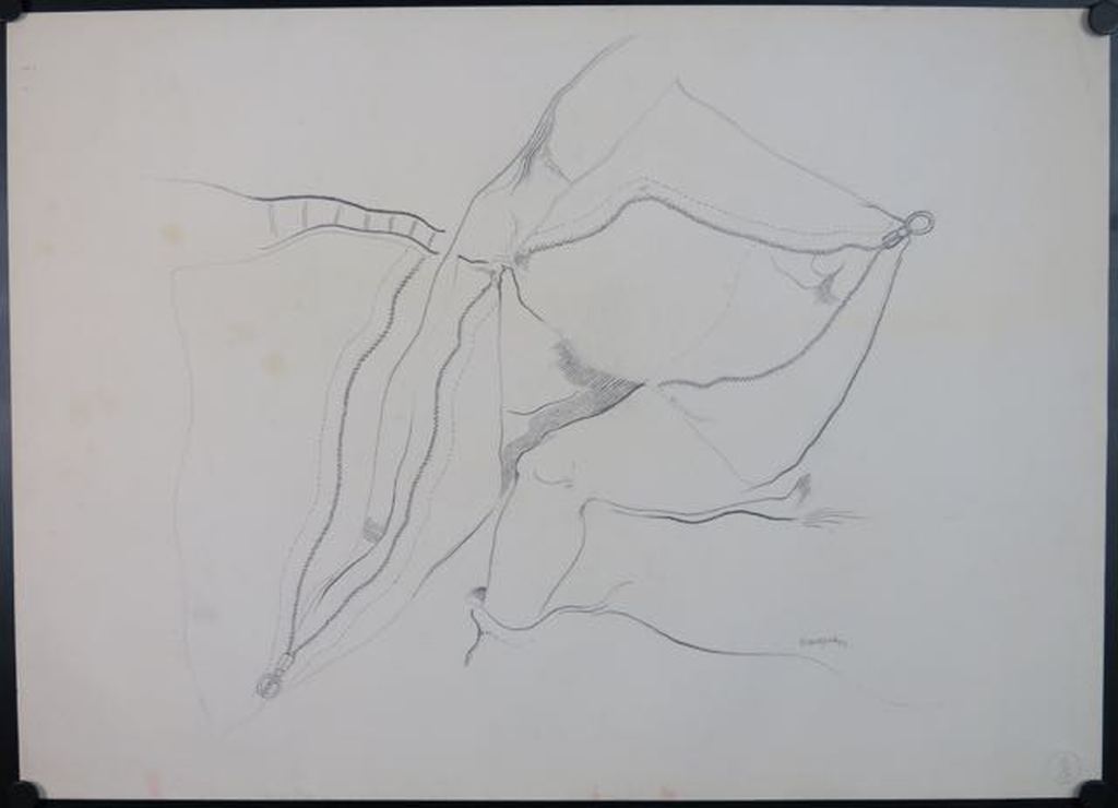 Michel Cardena: Twee tekeningen (1x potlood en 1x gemengde techniek), Zonder titel kopen? Bied vanaf 50!