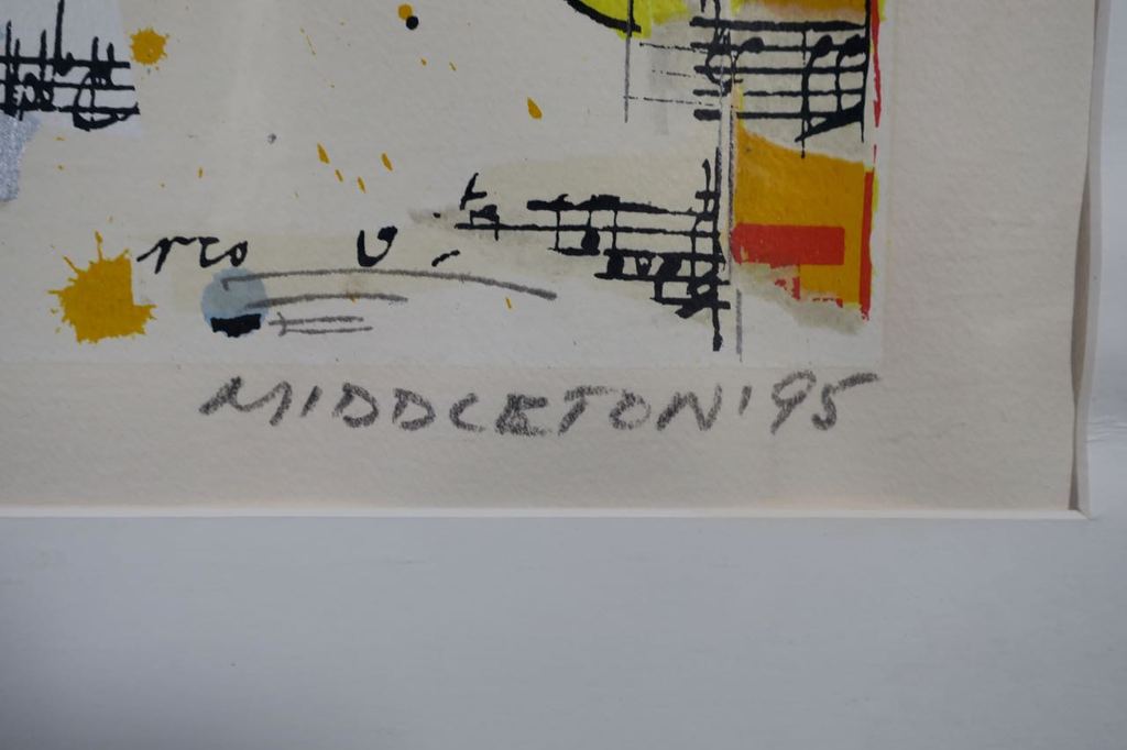 Sam Middleton: Zeefdruk, Drum sticks - Ingelijst (groot) kopen? Bied vanaf 1!