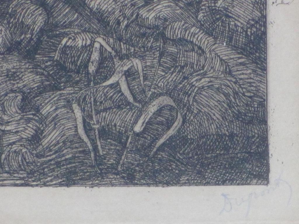 Pieter Dupont, Ploegpaard aan de oevers der Seine, Ets op koper kopen? Bied vanaf 150!