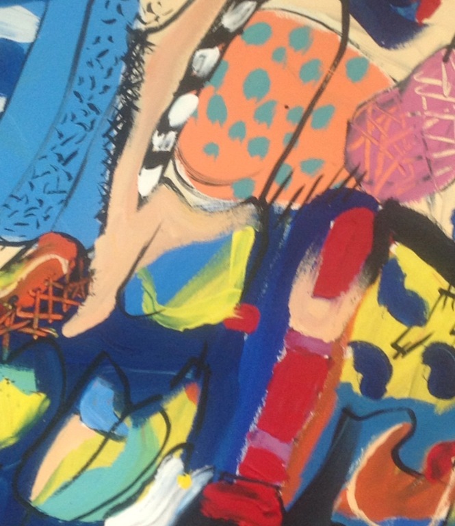 Miriam Slaats, Acryl op doek, " Het levende land " ,  gesigneerd: Slaats '91 kopen? Bied vanaf 350!