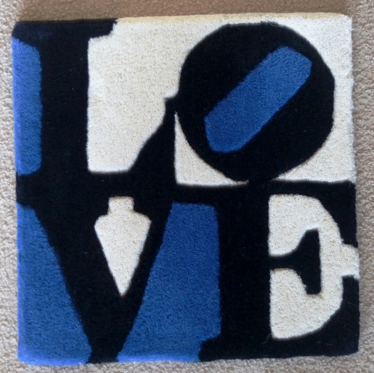 Robert Indiana, tapijt: Estonian Love, 2006 kopen? Bied vanaf 60!