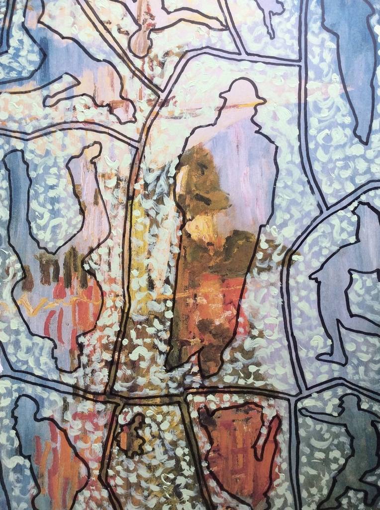 Jack Vissers - Ypos 16 - acryl op papier, gesigneerd kopen? Bied vanaf 1!