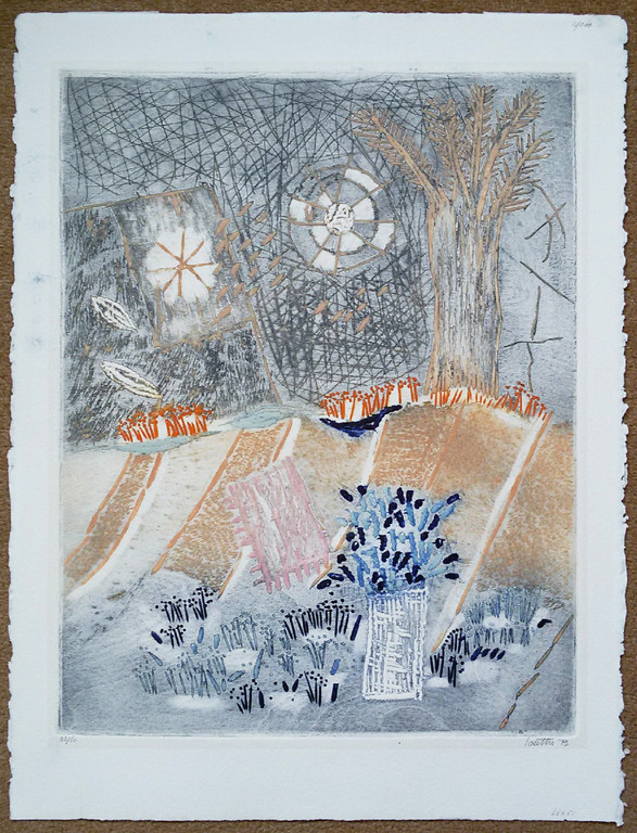 Laatste keer: Louttre B - Myosotis en goguette, aquatint ets met reliëfdruk kopen? Bied vanaf 75!