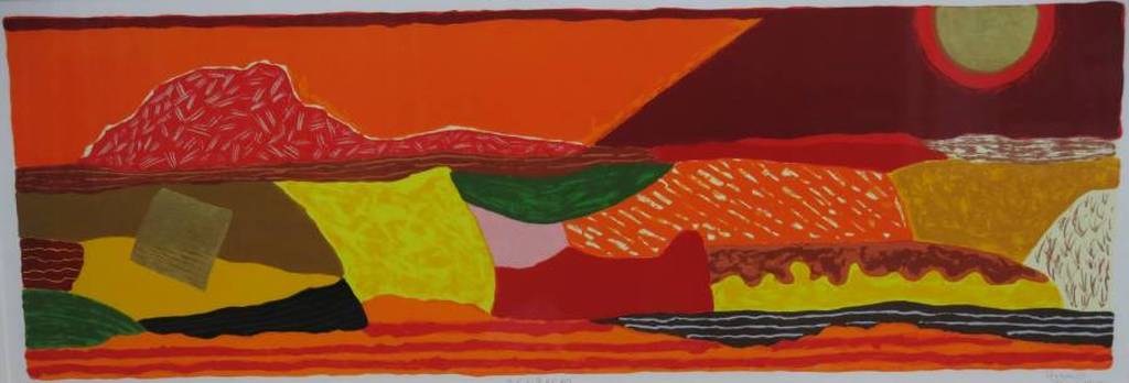 Ronald Boonacker: Zeefdruk, Curaçao - Ingelijst (bijzonder formaat) kopen? Bied vanaf 100!