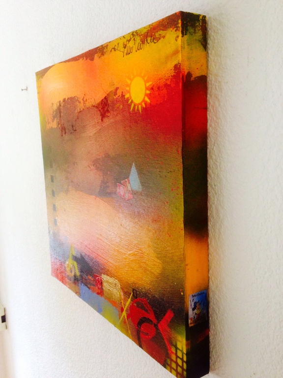 Theo koster , gemengde techniek, sunshine. kopen? Bied vanaf 1!