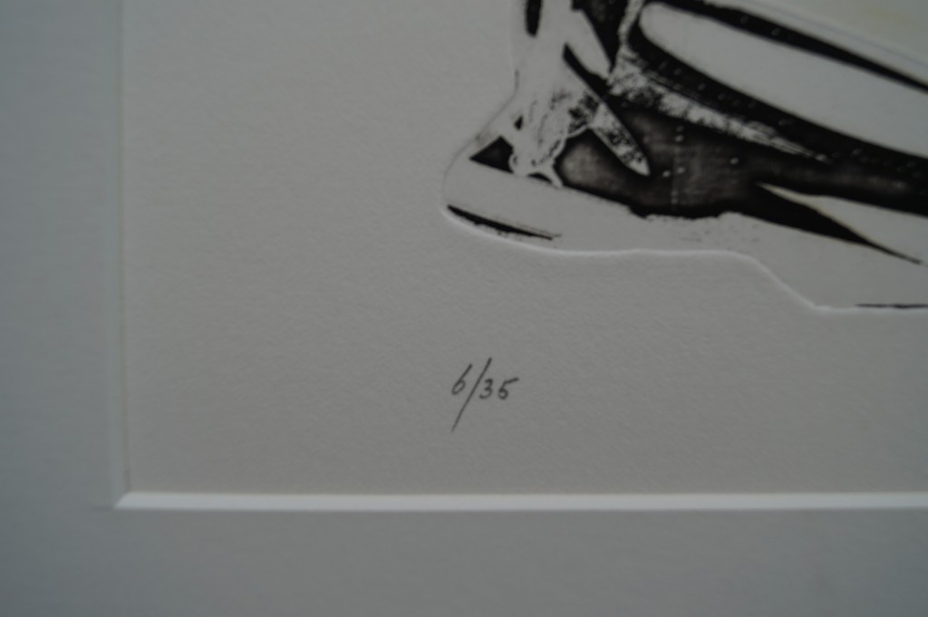 Harry Agema - gesigneerde ets - handlijncompositie kopen? Bied vanaf 15!