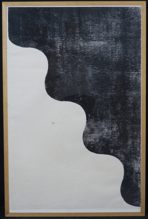 Michael Berkhemer: Ets, Zonder titel (Groot) verkocht voor € 152!