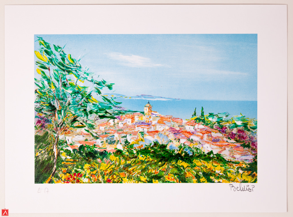 Marcel Belvisi 'Vue ensoleillé' handgesigneerd en genummerd, 2013 kopen? Bied vanaf 39!