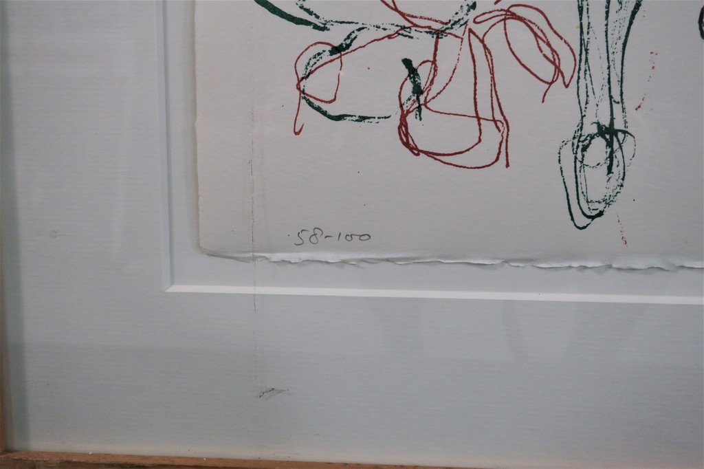 Marc Mulders: Zeefdruk en Collage, Vallen - Ingelijst kopen? Bied vanaf 150!