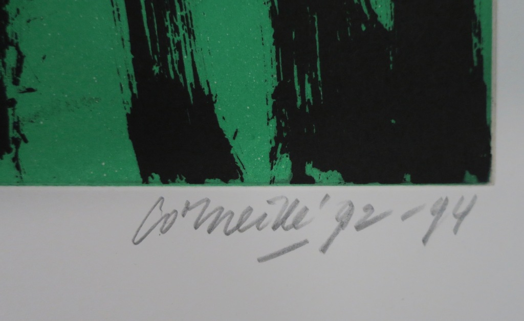 Corneille: Ets en Aquatint, L´oiseau chasseur de serpent (zeer groot) kopen? Bied vanaf 750!