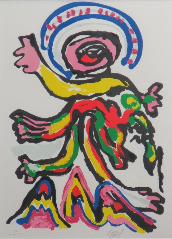 Karel Appel: Litho, Tantrika 2 -Ingelijst kopen? Bied vanaf 650!