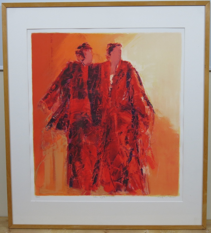 Wil Willemsen: Litho, Les Japonaises - Ingelijst (groot) kopen? Bied vanaf 70!