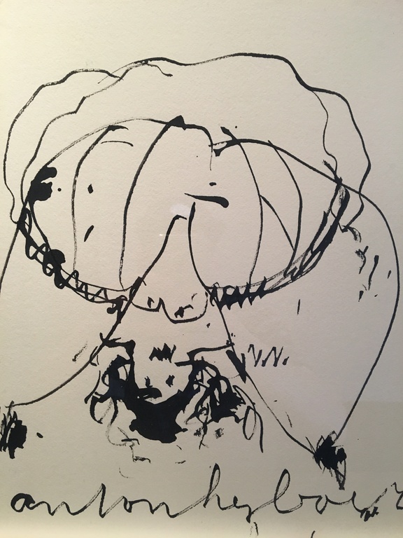 Anton Heyboer, inkt op handgeschept papier, figuur kopen? Bied vanaf 1!