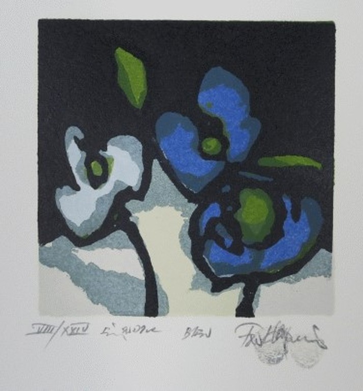 Fon Klement: Boarddruk, Blue verkocht voor € 65!