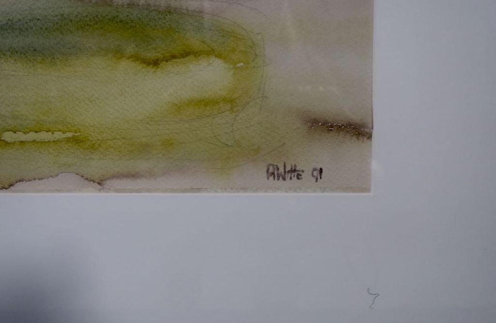 Anneke Witte: Aquarel, Dahlia's - Ingelijst kopen? Bied vanaf 20!