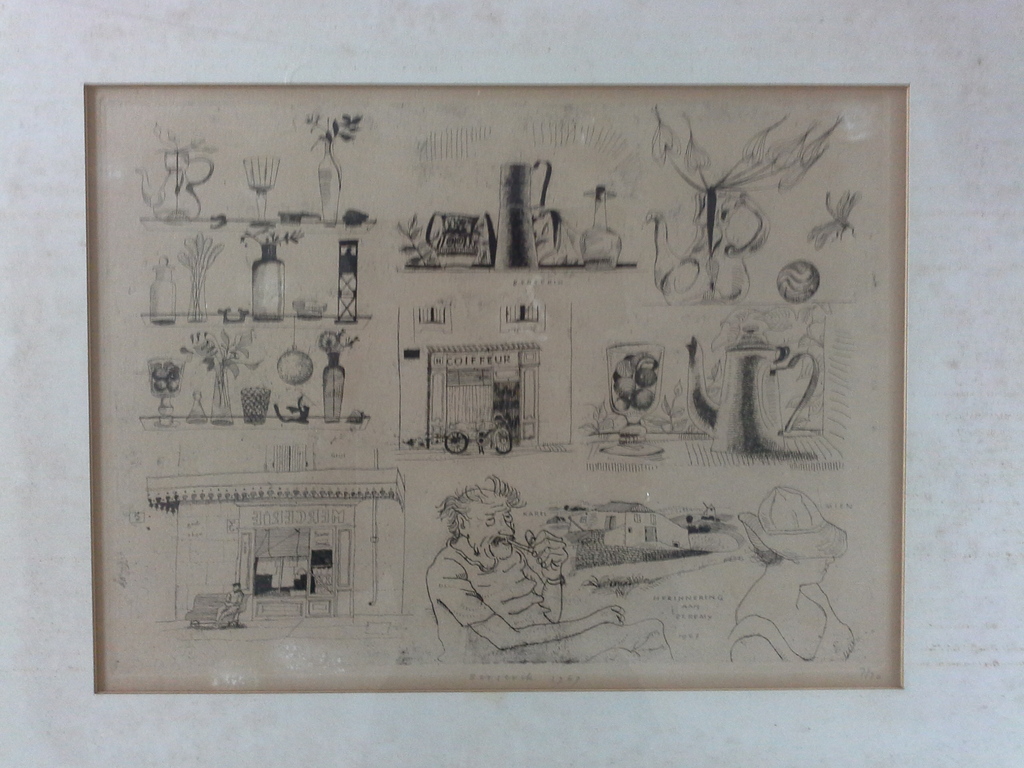 Herman Berserik, Ets, Herinnering aan St. Remy kopen? Bied vanaf 25!