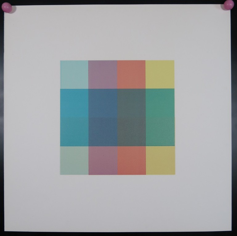 Michiel Duvekot: Lino, Geometrische compositie met vierkanten Nr. 8 'H' kopen? Bied vanaf 1!