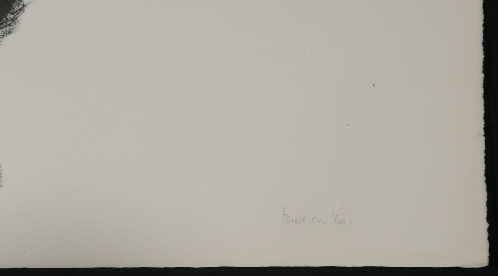 Jef Diederen: Litho, Z.T. zwart kopen? Bied vanaf 60!