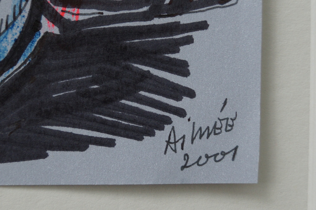 Aimee Crince Le Roy - gesigneerde tekening - 2001 kopen? Bied vanaf 18!