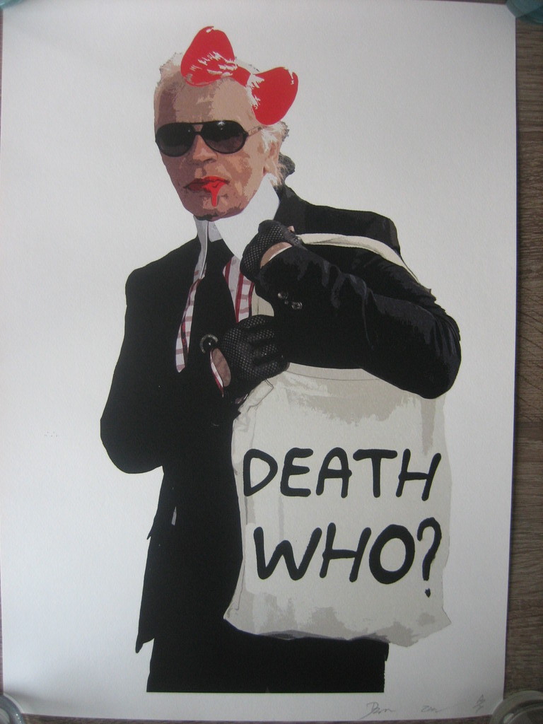 DEATH NYC Limited Art print Graffiti Signed  kopen? Bied vanaf 1!