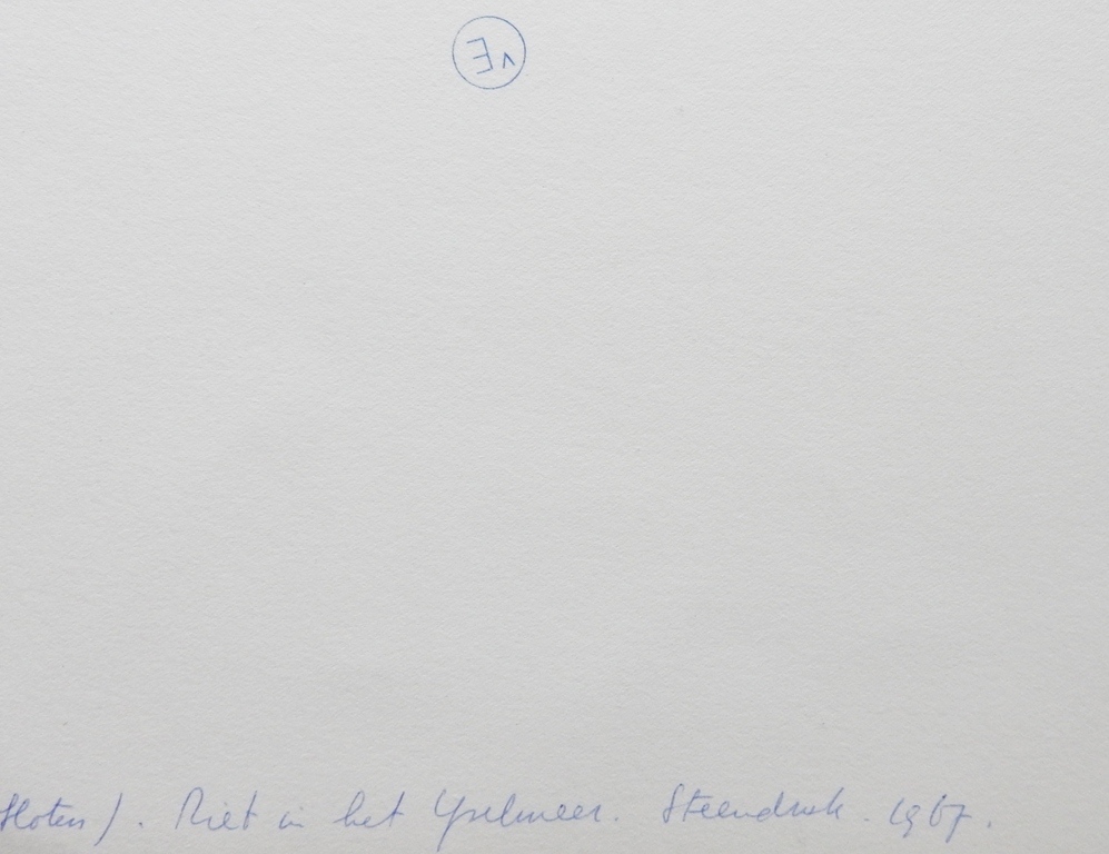 Piet Klaasse (1918-2001) - Offset litho IJsselmeer - 1967 kopen? Bied vanaf 1!