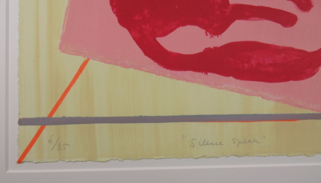 Toon Teeken: Litho, Silence Speak (rood) kopen? Bied vanaf 50!