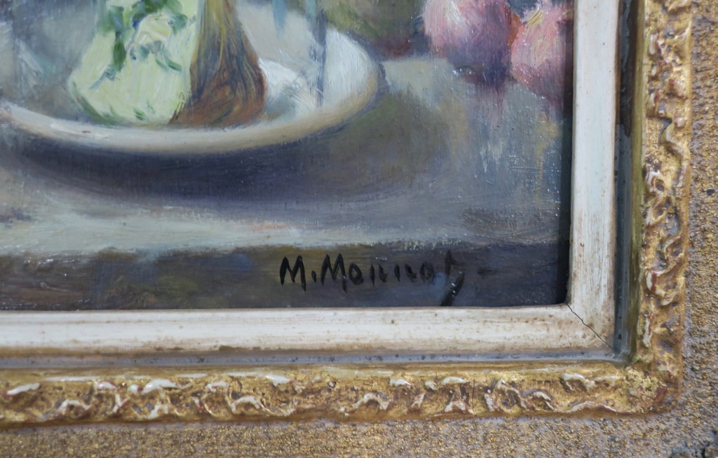 Maurice Louis Monnot: Olieverf op paneel, Cuivre et fromage - Ingelijst kopen? Bied vanaf 1!