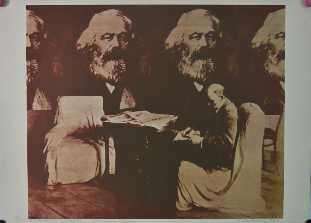 Klaas Gubbels: Zeefdruk, Kapitale prent kopen? Bied vanaf 100!