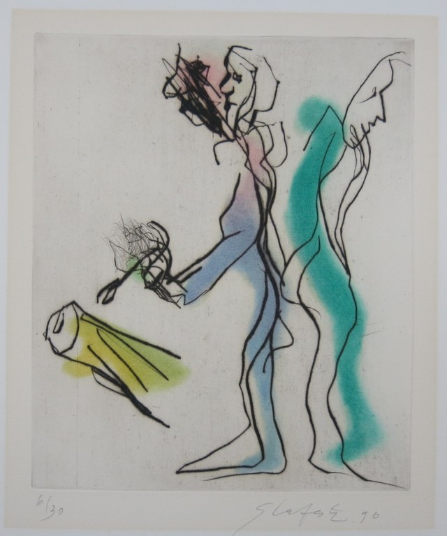 Ger Lataster: Droge Naald en Aquatint, Z.T. (2) verkocht voor € 45!