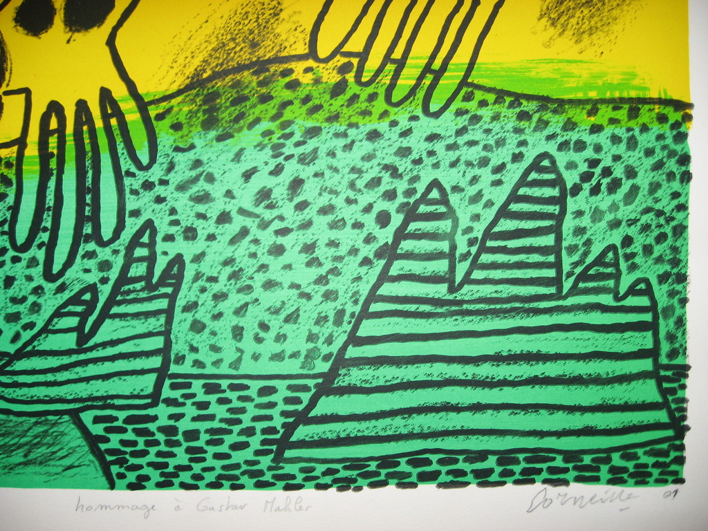 Corneille: zeefdruk - Hommage à Gustav Mahler - E.A. kopen? Bied vanaf 119!