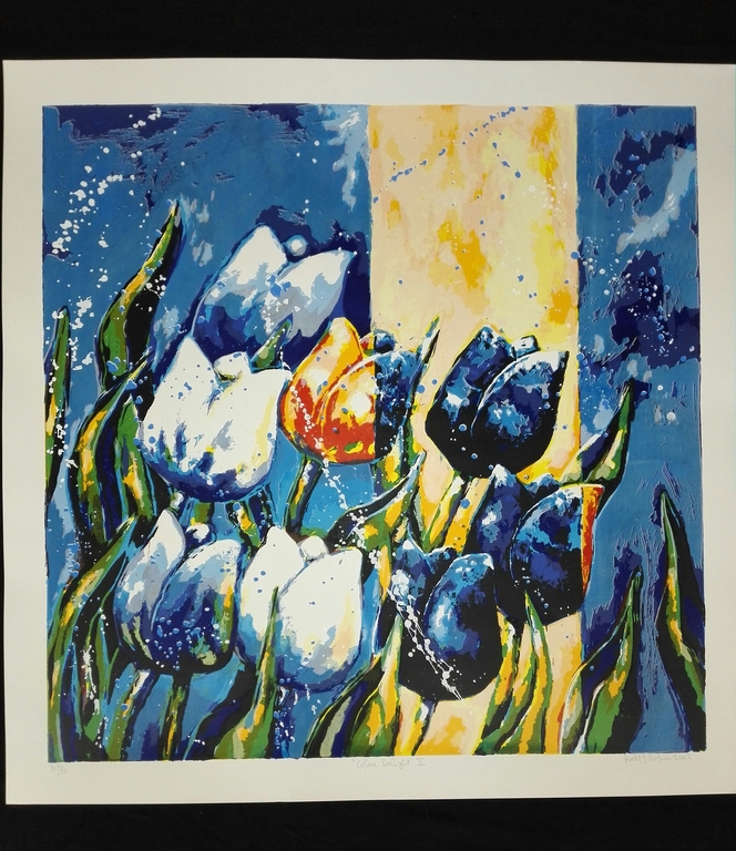 Roelof Hofman, zeefdruk op papier, Titel: Colour delight II kopen? Bied vanaf 30!