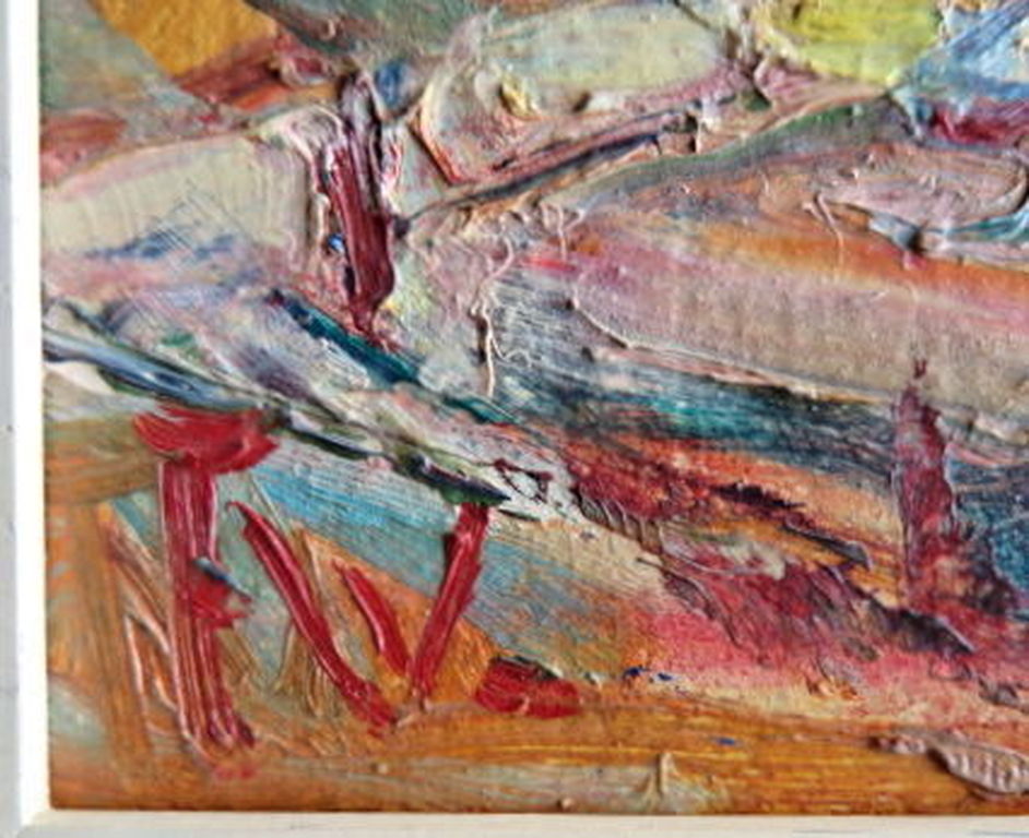 Frans van Veen - Impressionistisch Berglandschap - olieverf op paneel -ingelijst kopen? Bied vanaf 1!