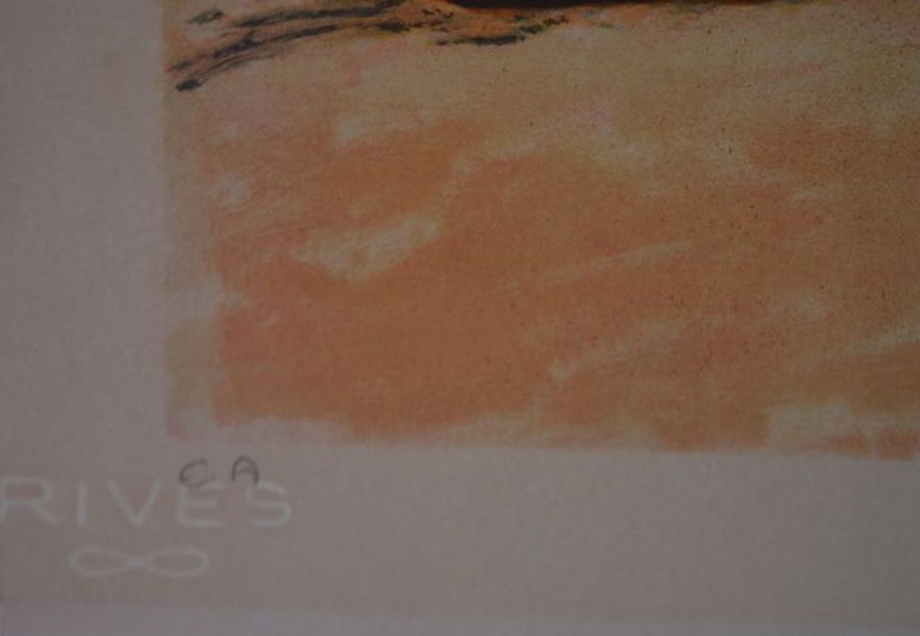 Ramon Dilley - lithografie in kleur - Hotel Crans Ambassador. Oplage E/A kopen? Bied vanaf 1!