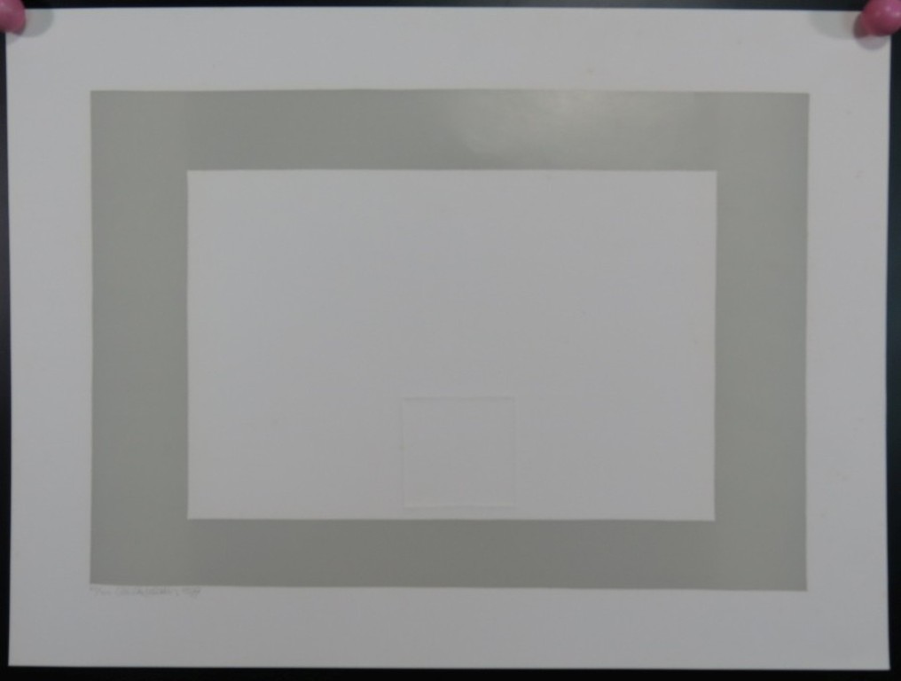 Cees Andriessen: Zeefdruk, Gijze Rechthoek kopen? Bied vanaf 1!