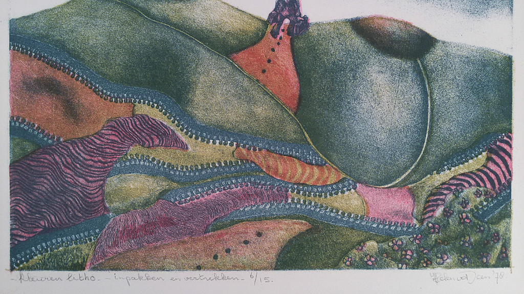 Helen van der Deen - Inpakken en vertrekken, litho kopen? Bied vanaf 25!