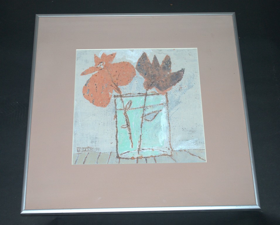 Buy Deux fleurs, monotype 1999? Bid from 60!