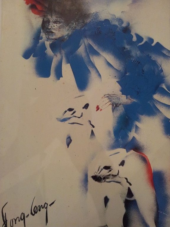 Gerti Bierenbroodspot & Fong Leng - Zeldzame  Vintage Litho - Epreuve d Artiste - Fong Leng 1981 verkocht voor € 75!