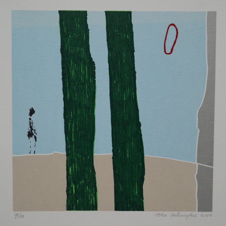 Rens Labruyère - gesigneerde zeefdruk - 10 ex. kopen? Bied vanaf 1!