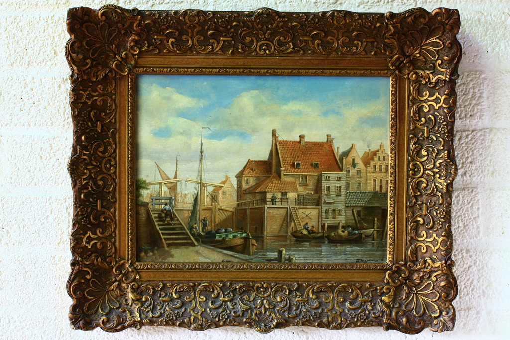 M. Hagedoorn, Harlingen, Olieverf kopen? Bied vanaf 475!