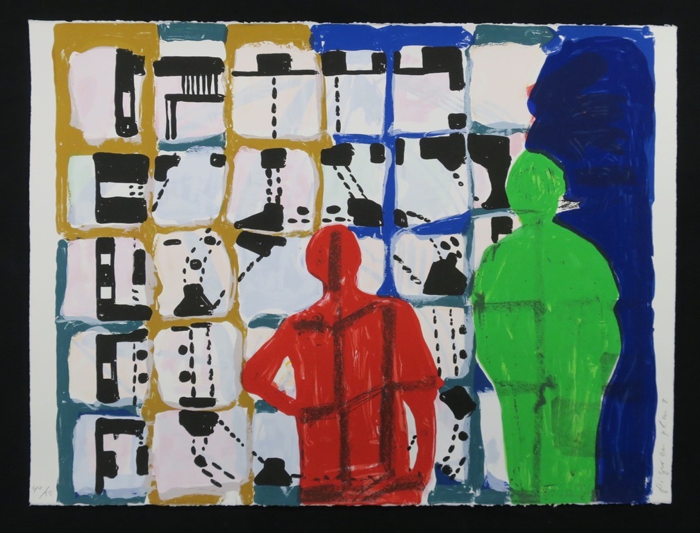 Cees Dolk: Zeefdruk, Figurenplan 2 kopen? Bied vanaf 1!