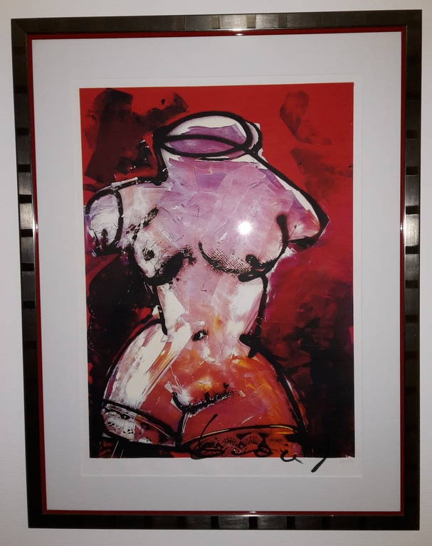 Herman Brood - Torso rood op papier  kopen? Bied vanaf 500!