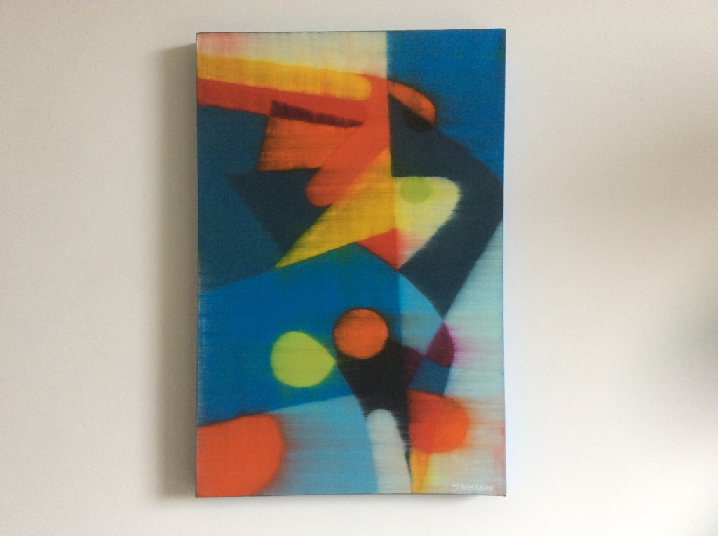 Jack Vissers: olieverf schilderij, 2009 - In Licht Gevormd - gesigneerd. kopen? Bied vanaf 45!