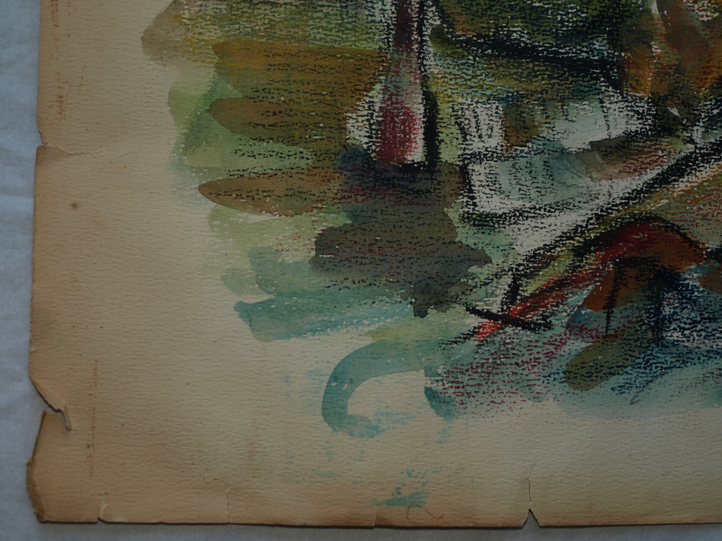 Ramaekers – Tekening / aquarel – Vrouw in bed – Gesigneerd – 1959 kopen? Bied vanaf 1!